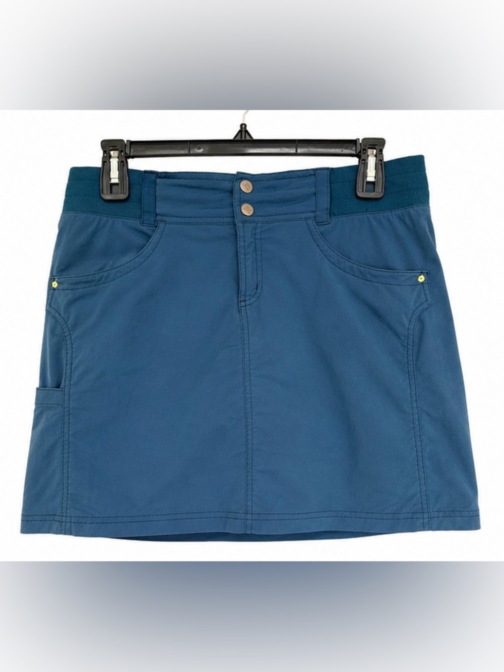 Title Nine Clamber Hiking Skort Teal Blue L Utility Outdoor Golf Travel